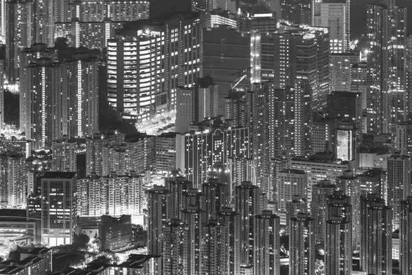 Vista Aérea Cidade Hong Kong — Fotografia de Stock