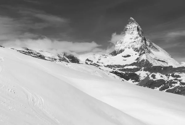 Idylliczny Krajobraz Matterhorn Zermatt Szwajcaria — Zdjęcie stockowe