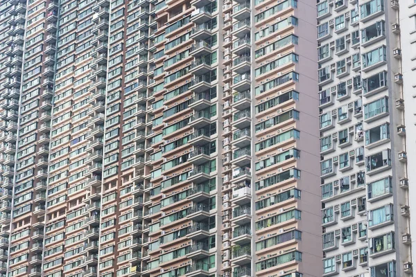 Residentieel Gebouw Van Highrise Hong Kong Stad — Stockfoto