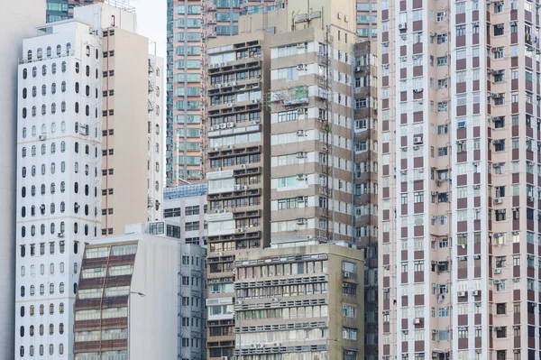 Moderno Sfondo Edificio Uffici Nella Città Hong Kong — Foto Stock