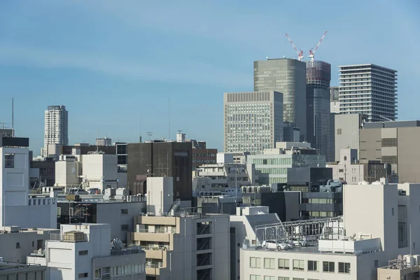 Skyline Der Stadt Osaka Japan — Stockfoto