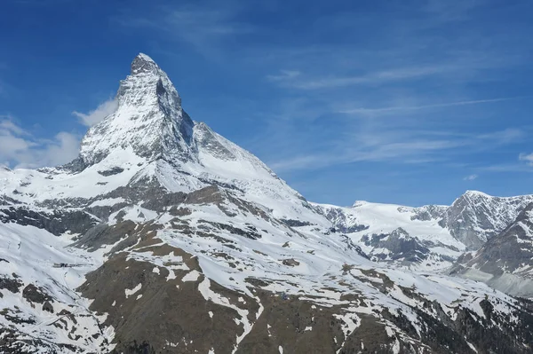 Góra Matterhorn Zermatt Szwajcaria — Zdjęcie stockowe