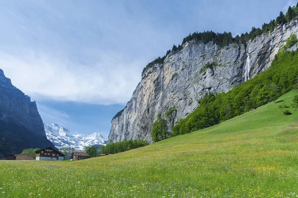 Beautiful Lauterbrunnen valley, Switzerland.