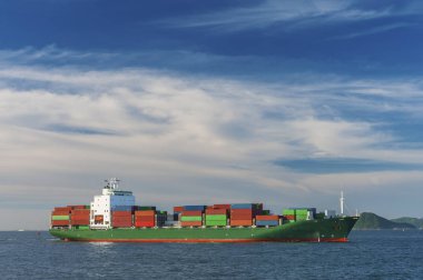 Kargo gemisi arka plan duvar kağıdı yakın kadar