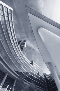 Modern bina soyut arkaplanı 