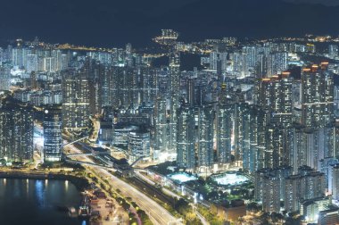 Victoria Limanı, Hong Kong şafağında. 