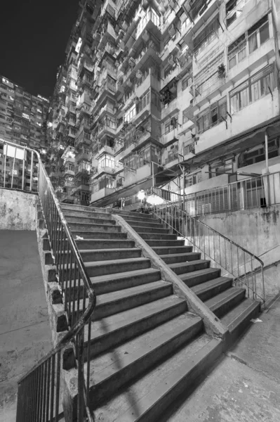 Bairro Residencial Velho Hong Kong — Fotografia de Stock