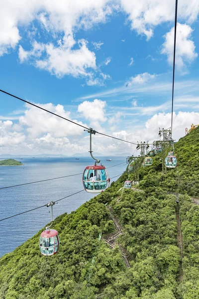 Hongkong China Juli 2017 Seilbahn Ocean Park Hongkong Die Seilbahn — Stockfoto