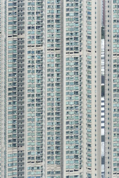 Exterior Del Edificio Residencial Ciudad Hong Kong — Foto de Stock