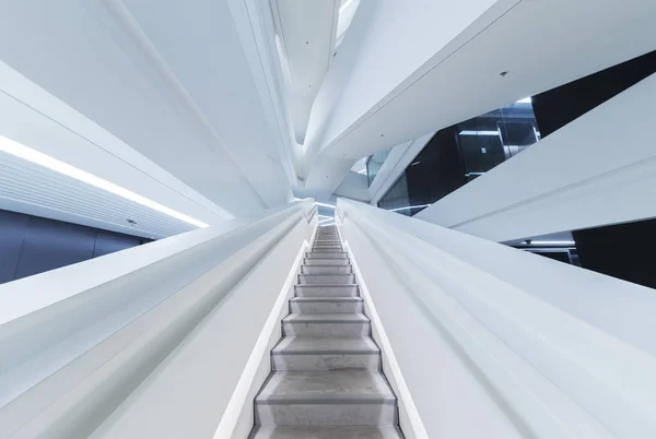 Futuristische Treppe Hintergrund Tapete Nahaufnahme — Stockfoto