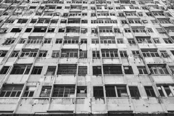 Prédio Residencial Abandonado Cidade Hong Kong — Fotografia de Stock