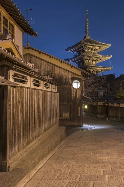 Old Street Yasaka Pagoda Kyoto Giappone — Foto Stock