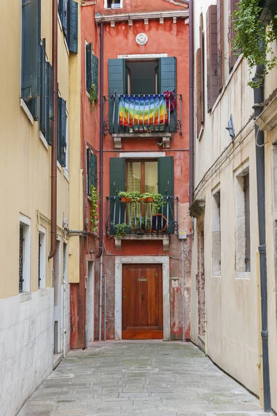 Барвисті Житловий Будинок Венеції Італія — стокове фото