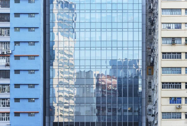 Fassade Von Industriegebäuden Hongkong — Stockfoto