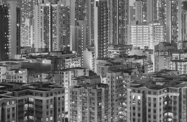 Resiential Épületek Város Hong Kong — Stock Fotó