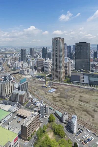 大阪の街のスカイライン — ストック写真