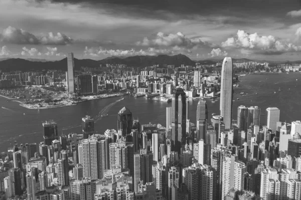 Victoria Haven Van Hong Kong Stad — Stockfoto