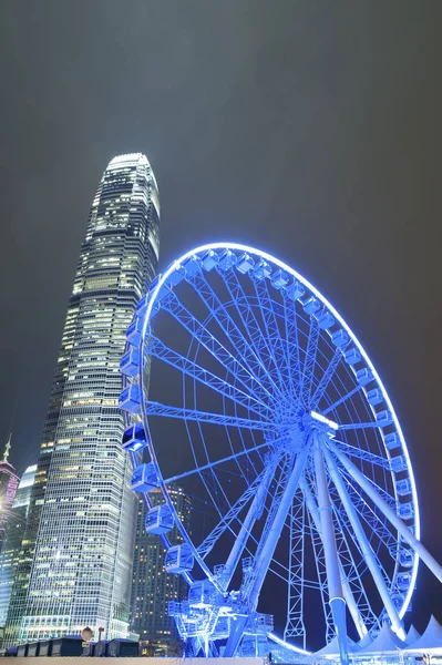 Hong Kong Stad Natten — Stockfoto