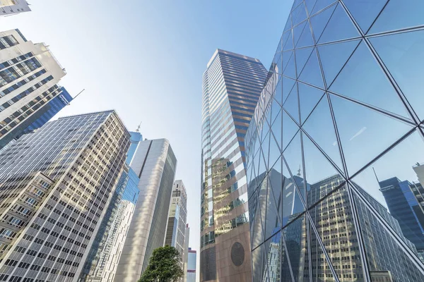 Skyline Ciudad Hong Kong — Foto de Stock