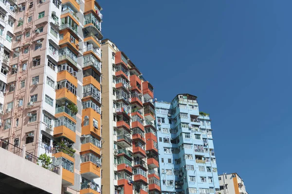 Edificio Residencial Ciudad Hong Kong — Foto de Stock