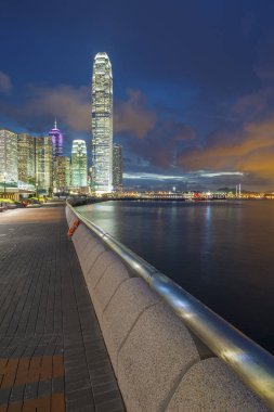 Victoria Limanı, Hong Kong şafağında.