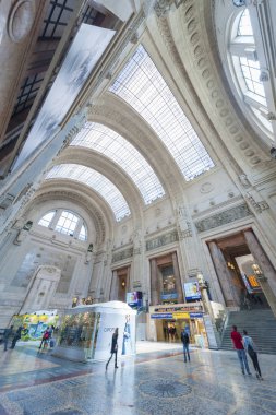Milan, İtalya - 26 Mayıs: Galleria Vittorio Emanuele II  