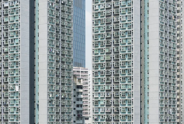 Alto Edificio Residenziale Nella Città Hong Kong — Foto Stock