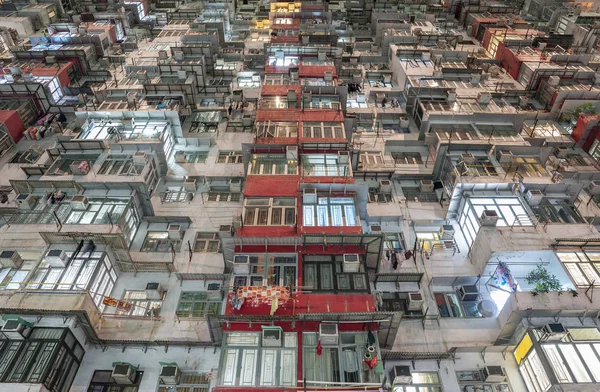 Старый Жилой Дом Гонконге — стоковое фото