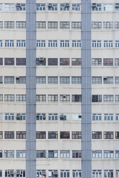 Endüstriyel Hong Kong Şehirde Bina Cephe — Stok fotoğraf