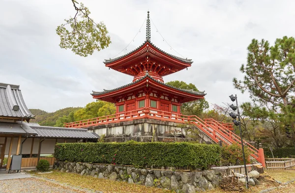 Pagoda Del Templo Daikakuji Kyoto Japón — Foto de Stock