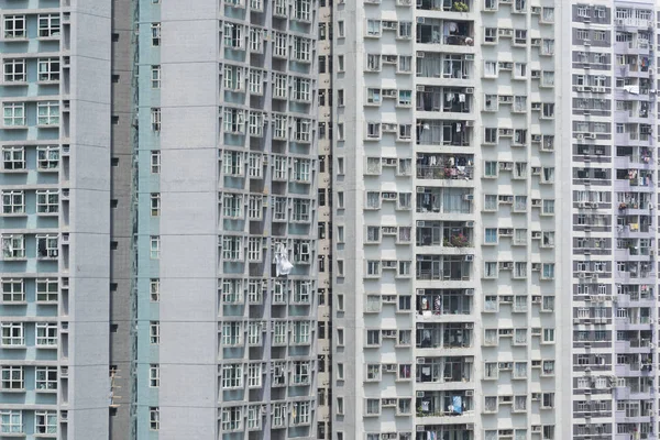 Hong Kong 'da yüksek binalar.