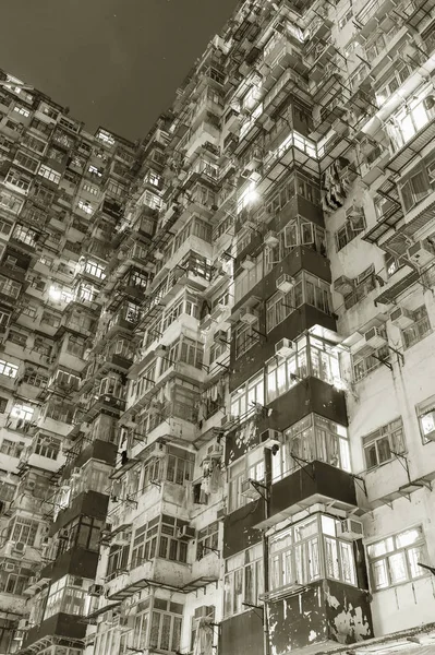 Antiguo Edificio Apartamentos Hong Kong — Foto de Stock