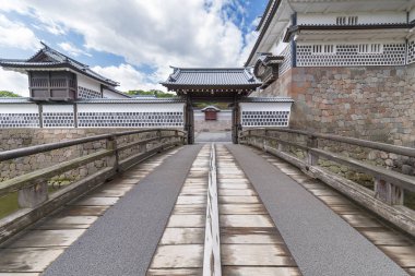 Kanazawa Castle, Japonya arka plan duvar kağıdı yakın çekim
