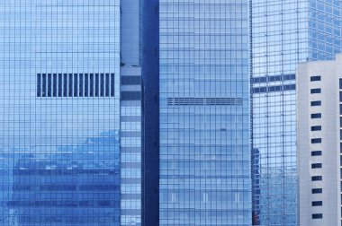 Arka plan olarak modern bina cephe