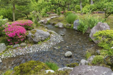 Kanazawa, Japonya Japon bahçesi