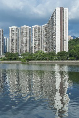 Hong Kong 'daki konut binası.