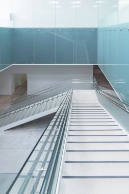 Modern merdiven arka plan duvar kağıdı yakın çekim
