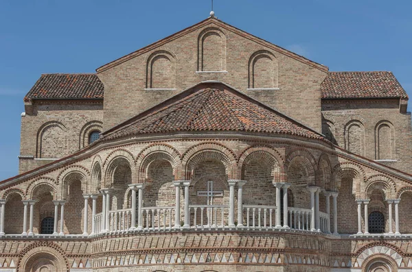 Utsidan Kyrkan Murano Venedig Italien — Stockfoto