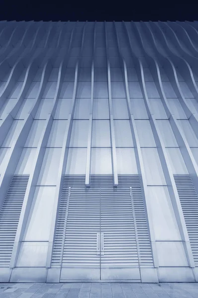 Futuristic Metallic Door Gate — Stock Photo, Image