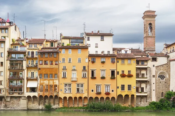 Arno Nehri Tarihi Binaların Mimari Landmark Flo — Stok fotoğraf