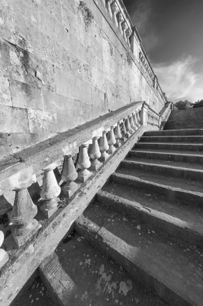 Kamienny Barokowy Tralek Schody — Zdjęcie stockowe