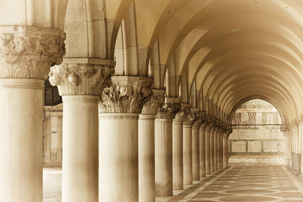 Doge's Palace on San Marco square, Venice, Italy
