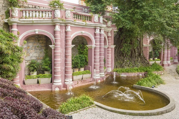 Classic Portuguese Garden Macau China — Stock Photo, Image