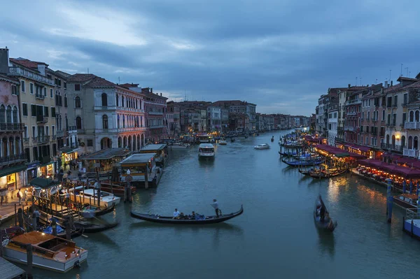 Grand Canal Venise Italie Crépuscule — Photo