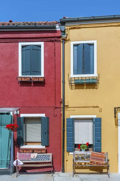 Colorful House Burano Island Venice Italy — Stock Photo, Image