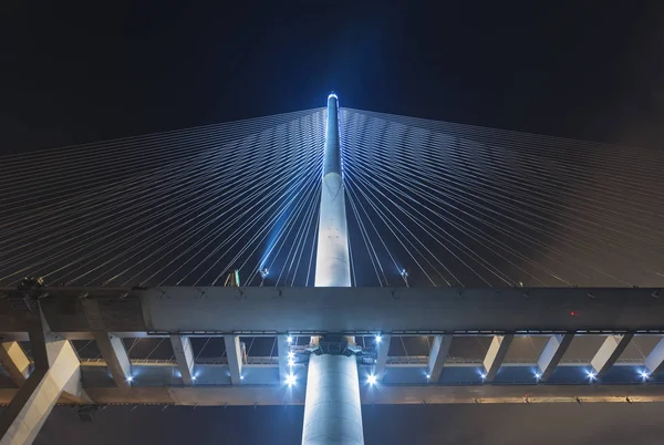 Ponte Suspensão Fundo Papel Parede Close — Fotografia de Stock