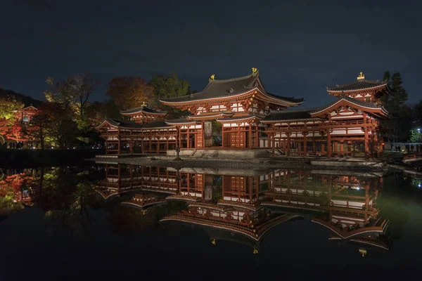 Byodo Βουδιστικός Ναός Στο Uji Κιότο Ιαπωνία Μνημείο Παγκόσμιας Κληρονομιάς — Φωτογραφία Αρχείου