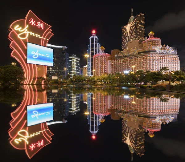 Macau China June 2016 Wynn Casino Grand Casino Lisbo — Stock Photo, Image