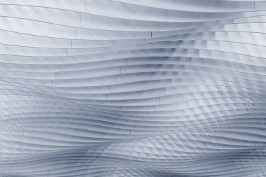 Modern çatı eğri ile bina 