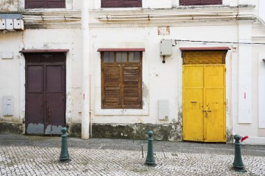 Macau, Çin 'de terk edilmiş bir ev.